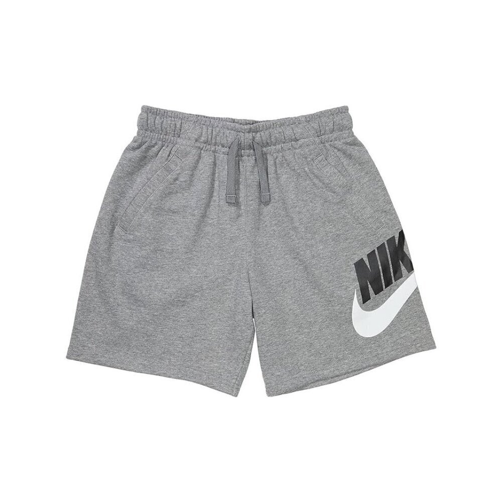 Nike Kids Sportswear Club + HBR‎ Fleece Shorts Youth Boys Size XS Gray $30 2520